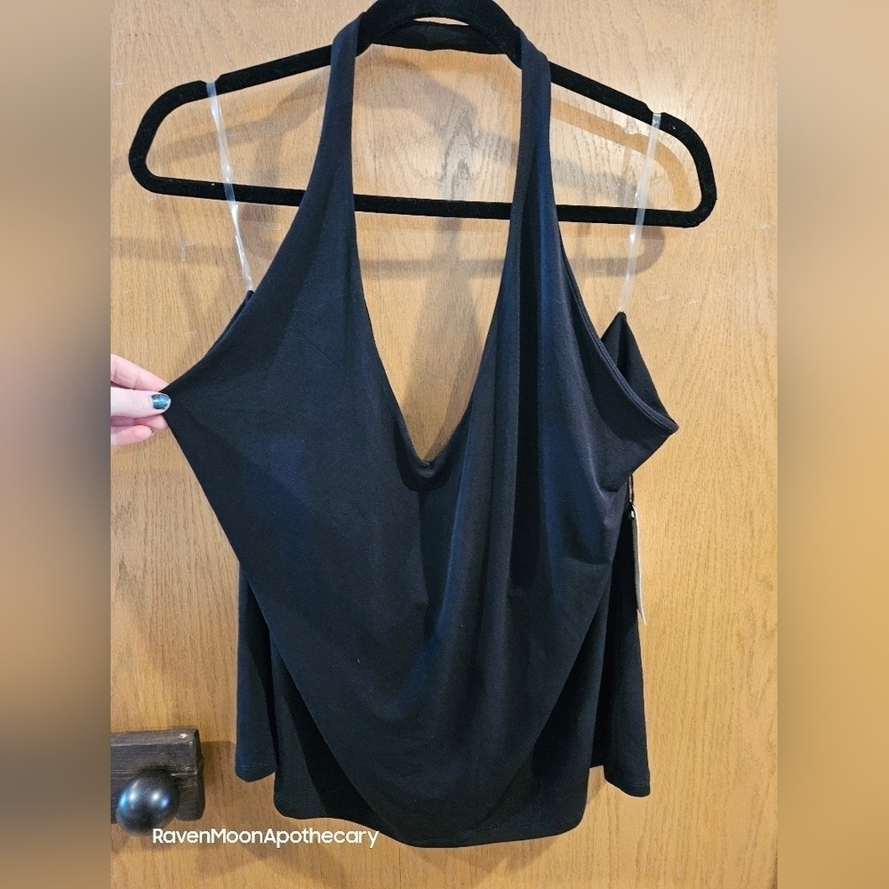 Over Neck Womens Halter Shirt 4X